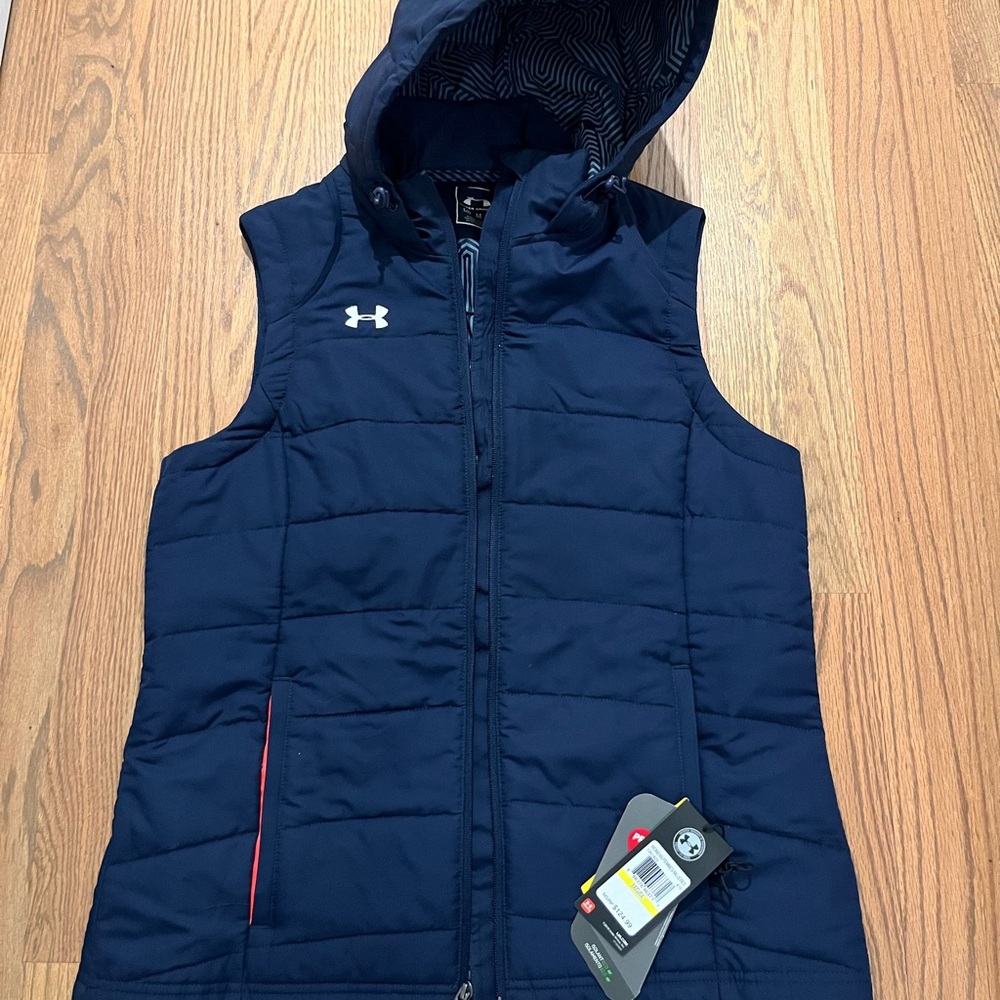 Under Armour Women’s Navy Blue Hooded Vest